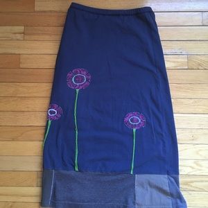 NWOT Hand stitched skirt